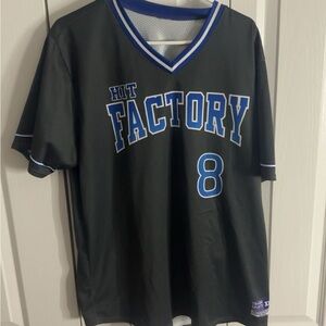 hit factory dark grey & blue jersey